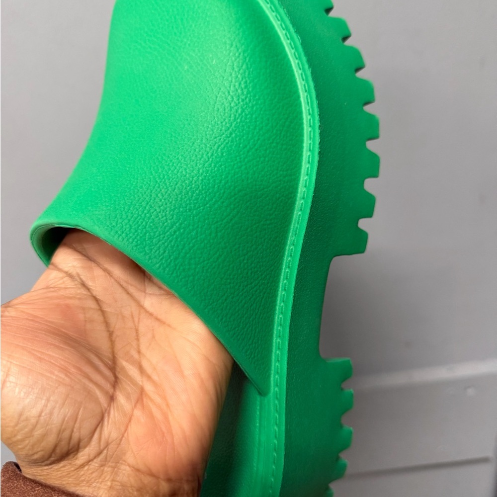 Jeffrey Campbell Vibrant Green Kids Slippers